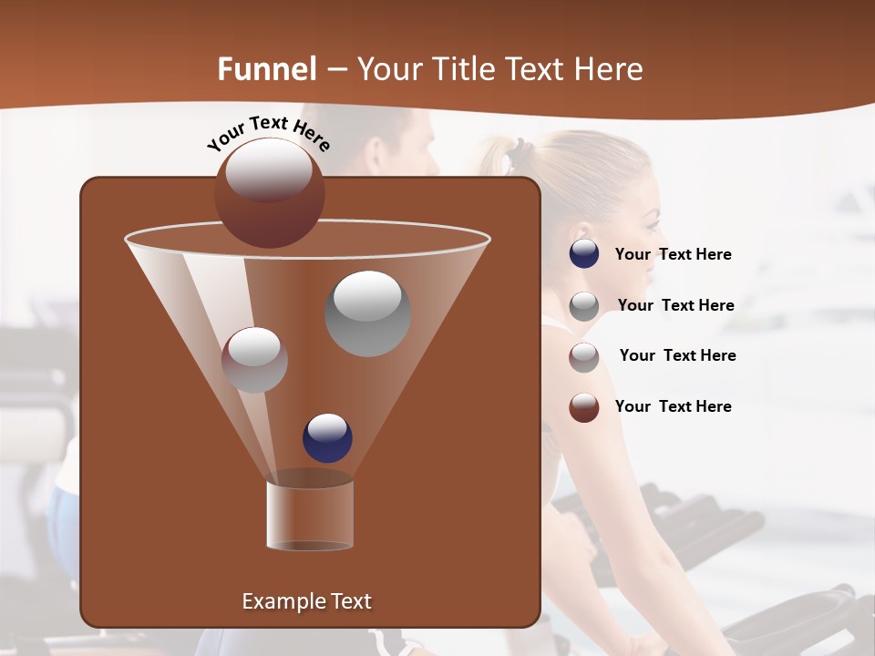 Vitality Smiling Human PowerPoint Template