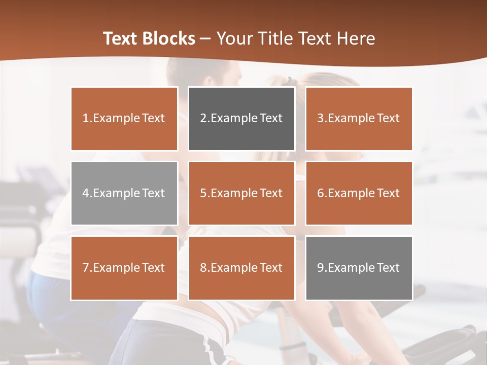 Vitality Smiling Human PowerPoint Template