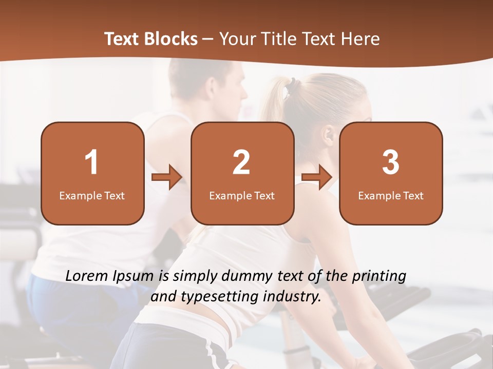 Vitality Smiling Human PowerPoint Template