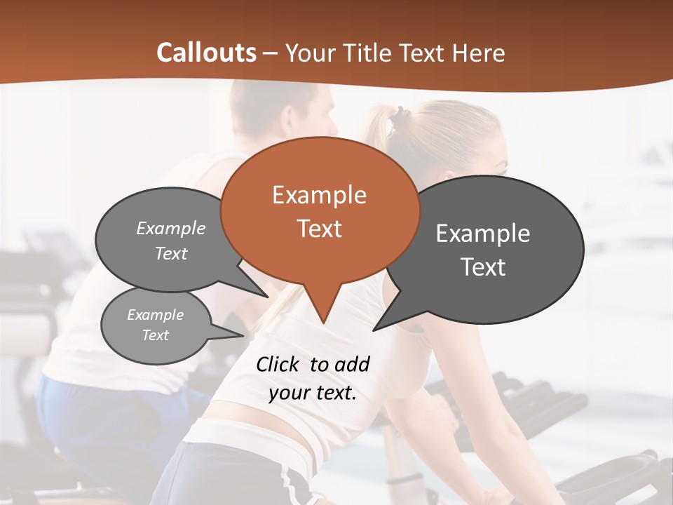 Vitality Smiling Human PowerPoint Template