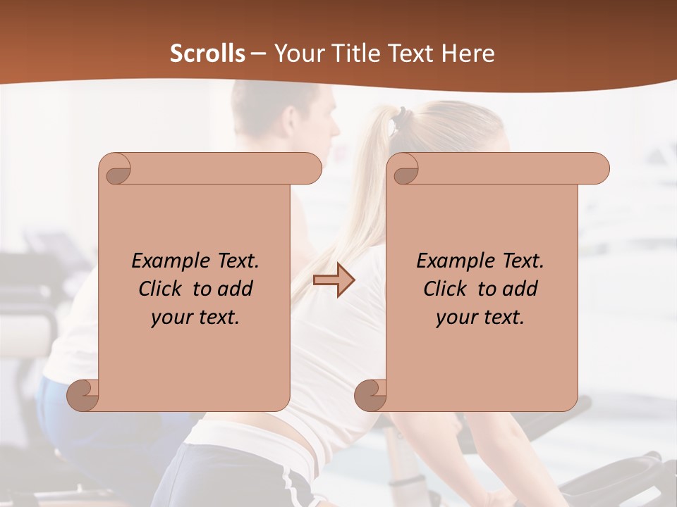 Vitality Smiling Human PowerPoint Template