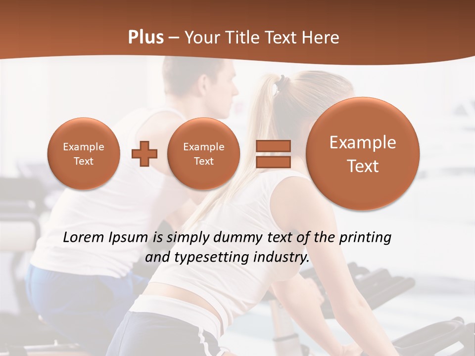 Vitality Smiling Human PowerPoint Template