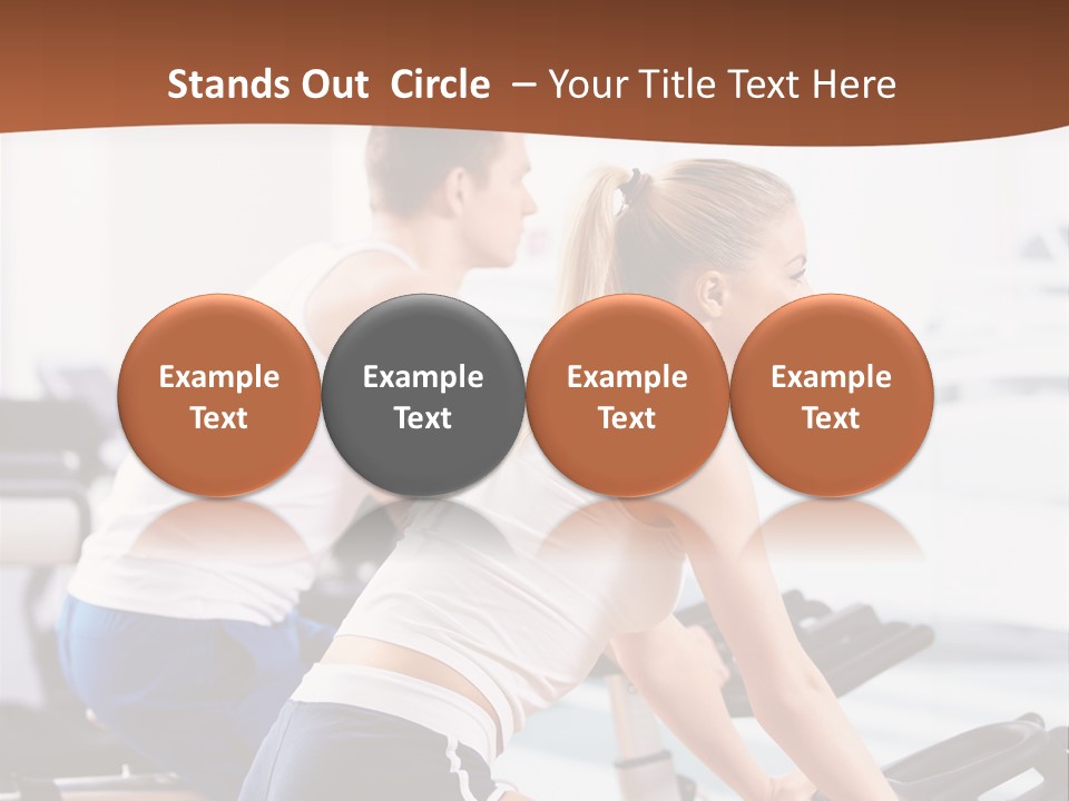 Vitality Smiling Human PowerPoint Template