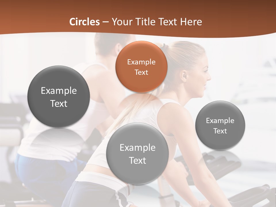 Vitality Smiling Human PowerPoint Template