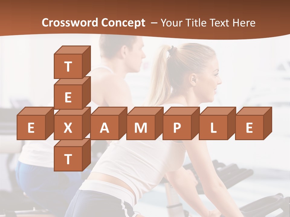 Vitality Smiling Human PowerPoint Template