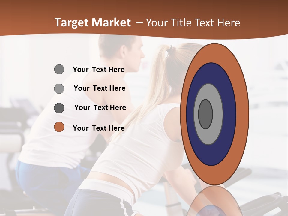 Vitality Smiling Human PowerPoint Template