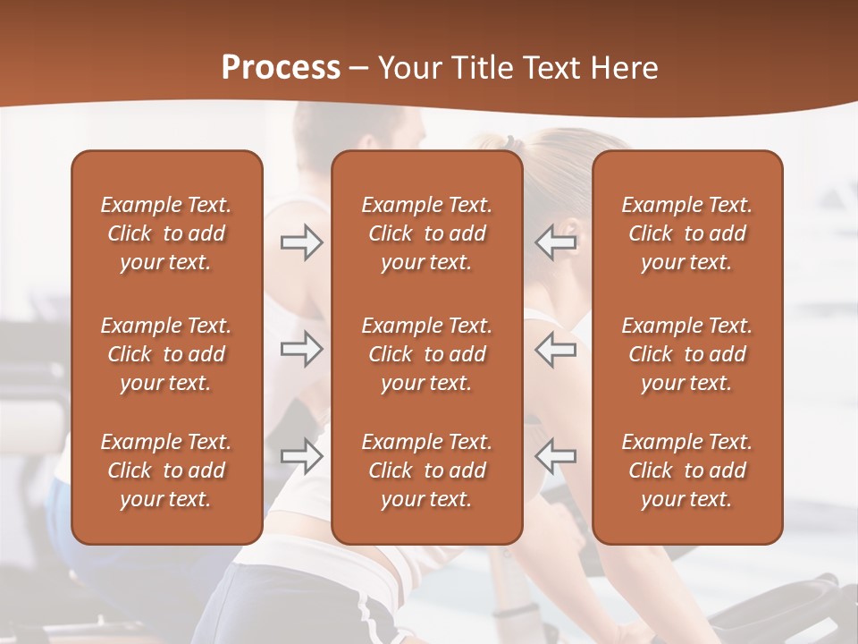 Vitality Smiling Human PowerPoint Template
