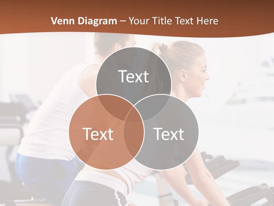 Vitality Smiling Human PowerPoint Template