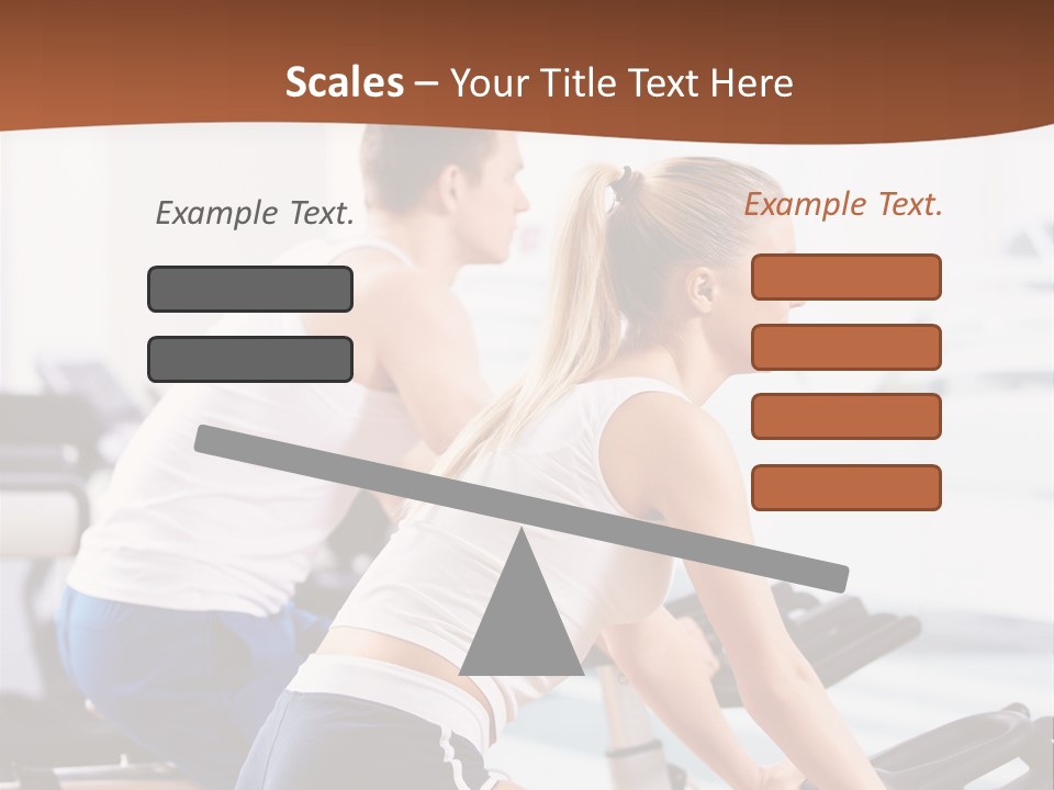 Vitality Smiling Human PowerPoint Template