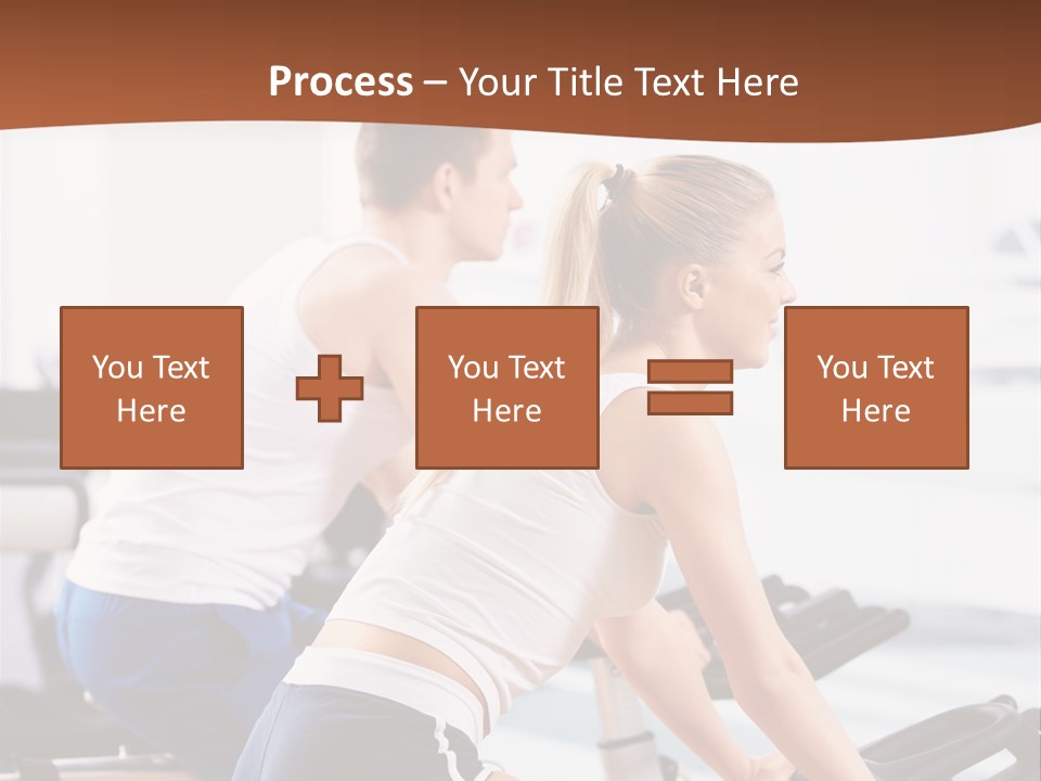 Vitality Smiling Human PowerPoint Template