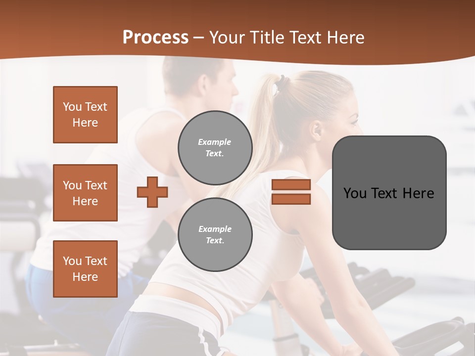 Vitality Smiling Human PowerPoint Template