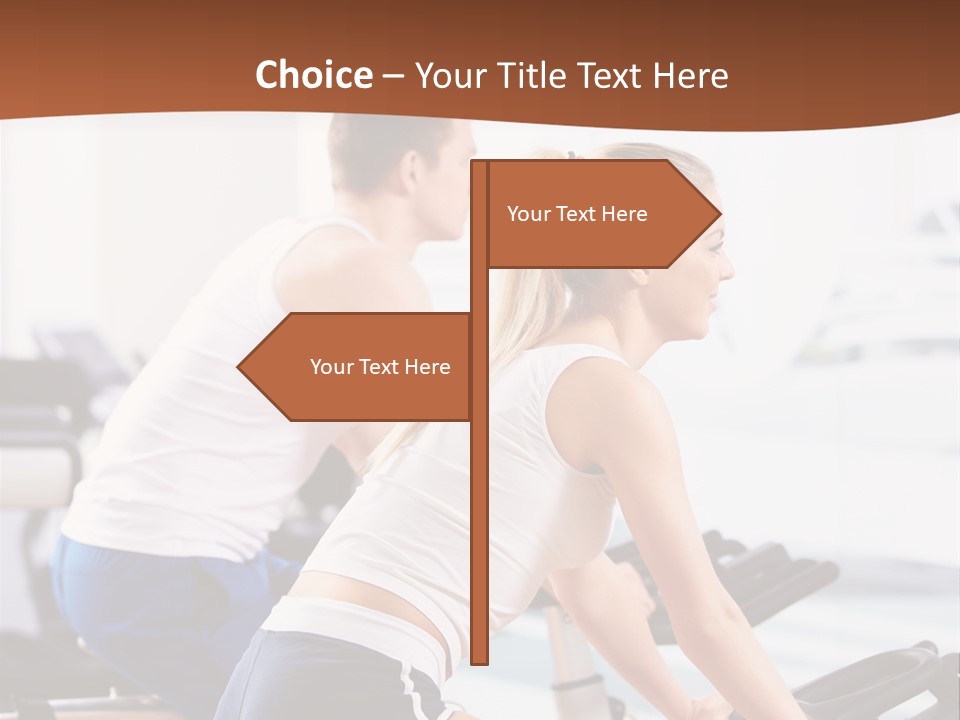 Vitality Smiling Human PowerPoint Template