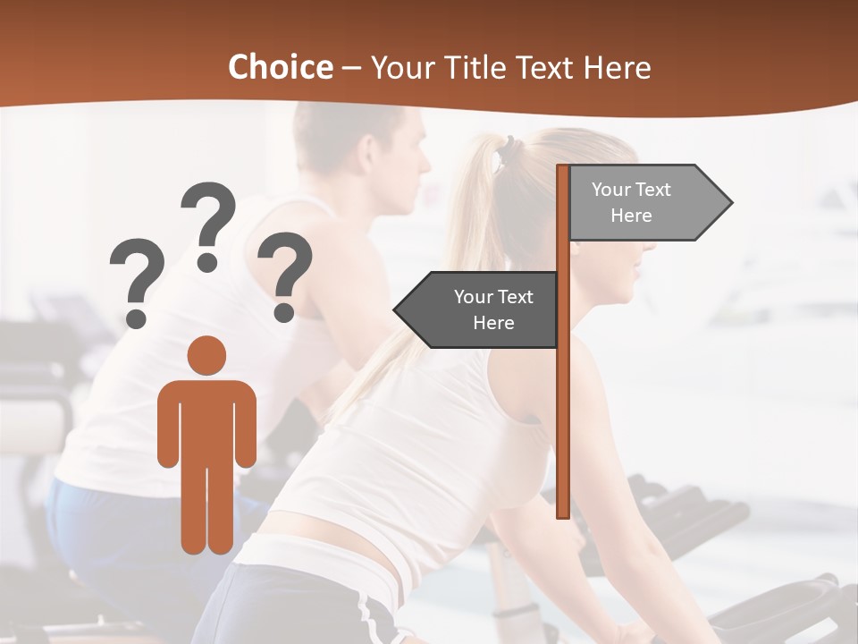 Vitality Smiling Human PowerPoint Template