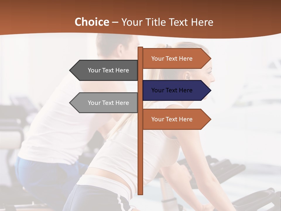 Vitality Smiling Human PowerPoint Template