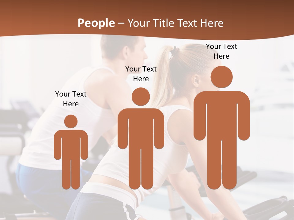 Vitality Smiling Human PowerPoint Template