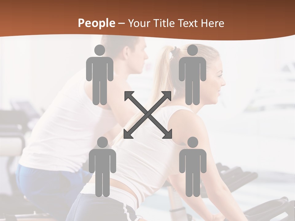Vitality Smiling Human PowerPoint Template