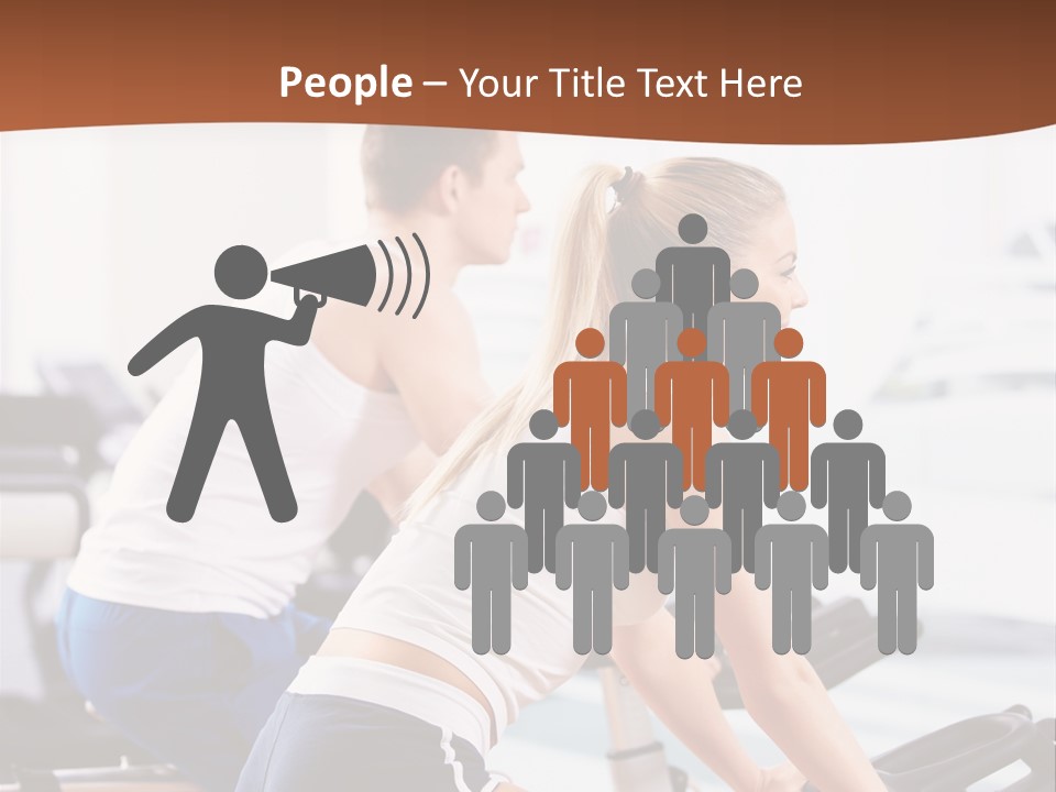 Vitality Smiling Human PowerPoint Template