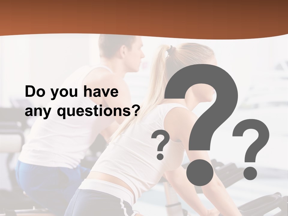 Vitality Smiling Human PowerPoint Template