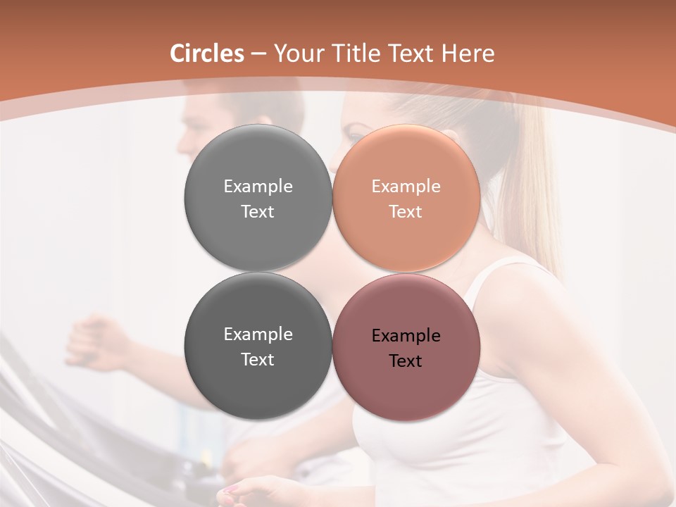 Human Athlete Exercise PowerPoint Template