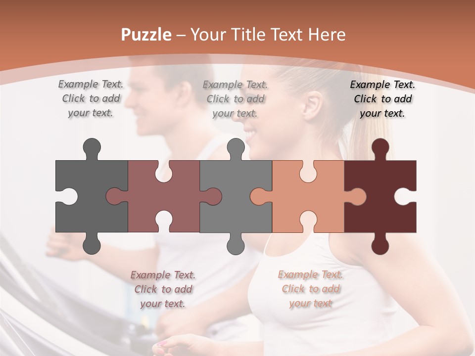 Human Athlete Exercise PowerPoint Template