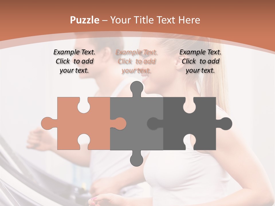 Human Athlete Exercise PowerPoint Template