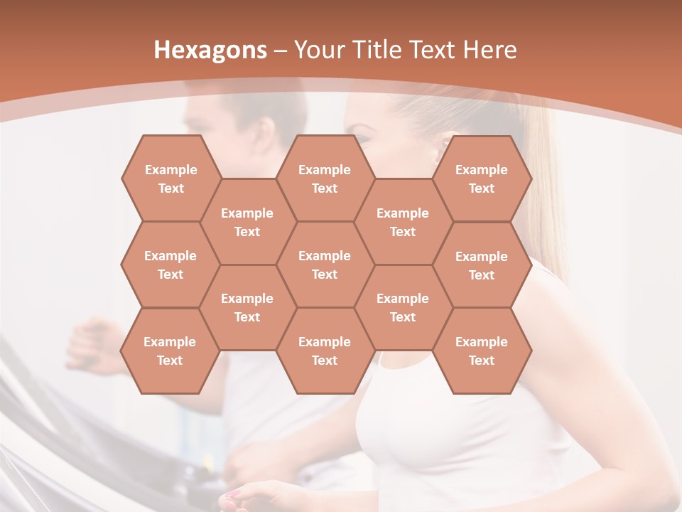 Human Athlete Exercise PowerPoint Template