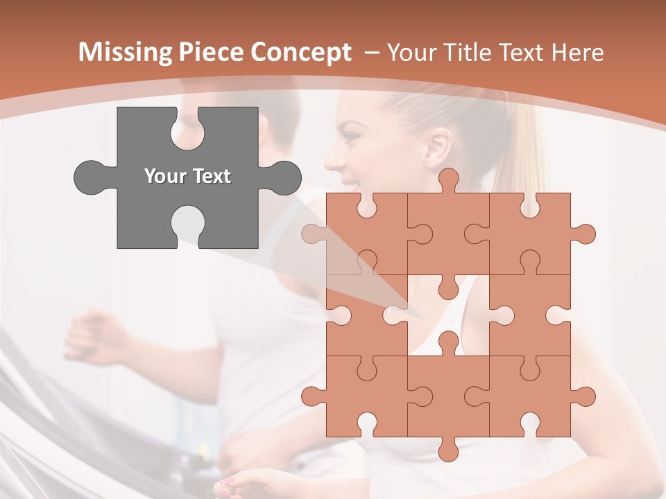 Human Athlete Exercise PowerPoint Template