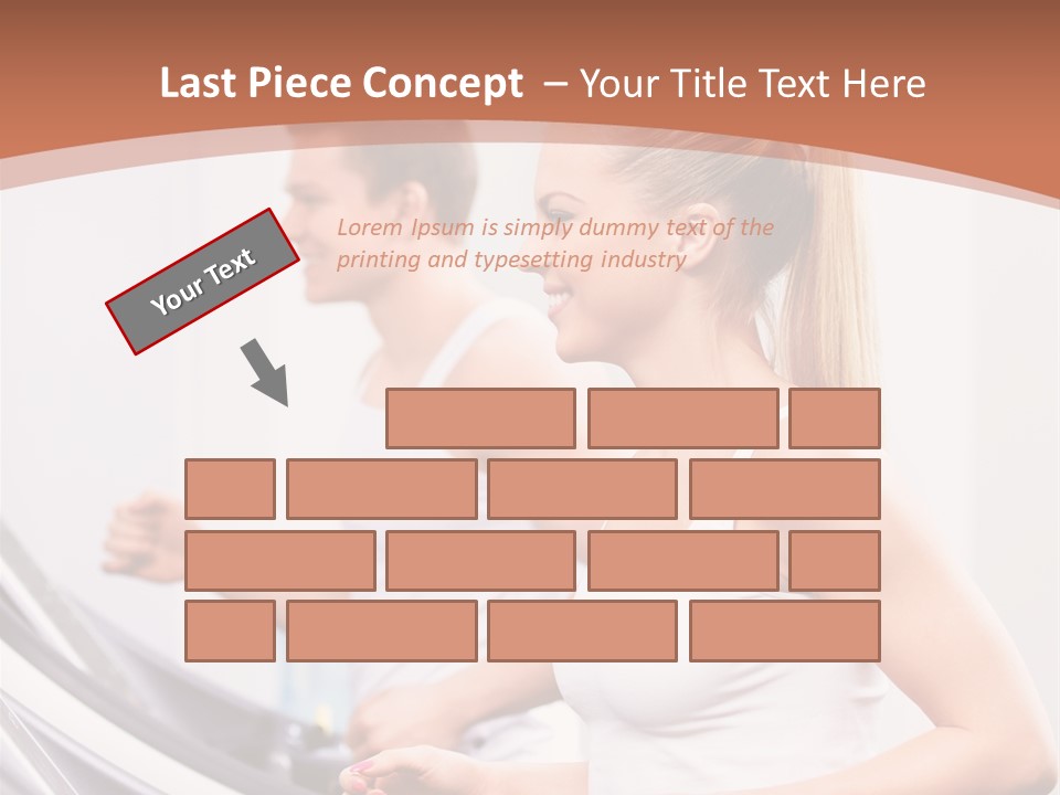 Human Athlete Exercise PowerPoint Template