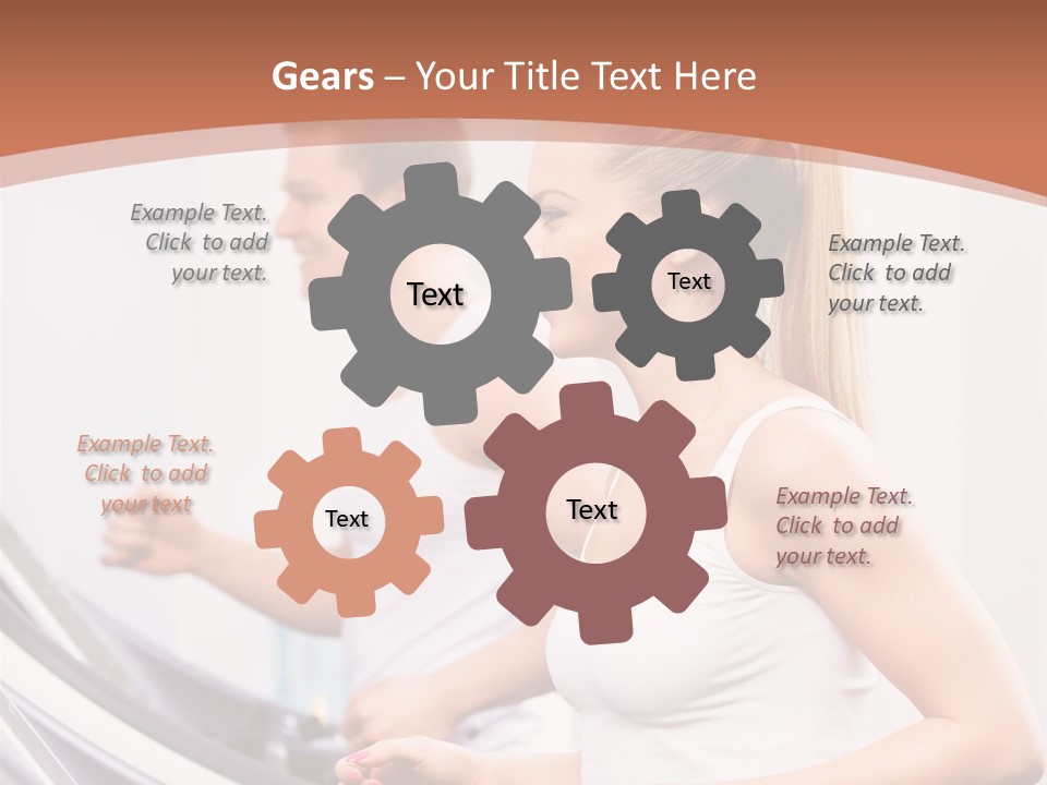 Human Athlete Exercise PowerPoint Template