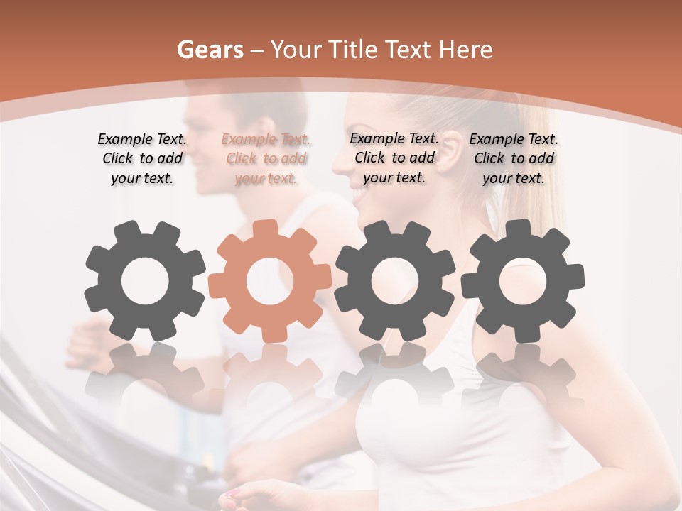 Human Athlete Exercise PowerPoint Template