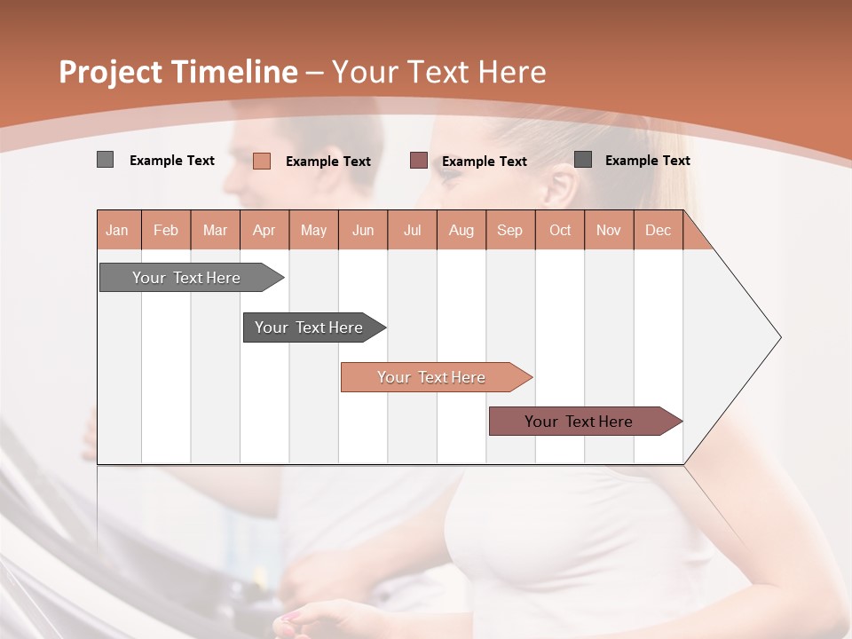 Human Athlete Exercise PowerPoint Template