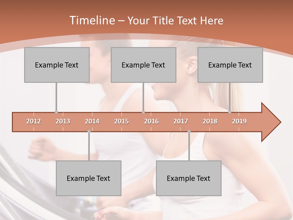 Human Athlete Exercise PowerPoint Template