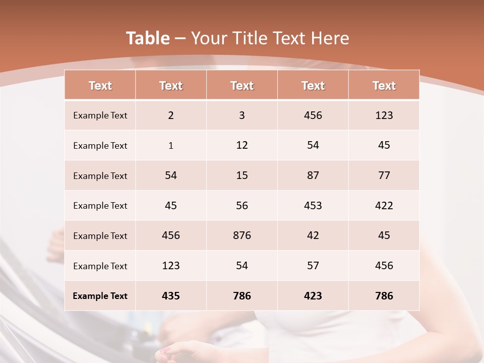 Human Athlete Exercise PowerPoint Template