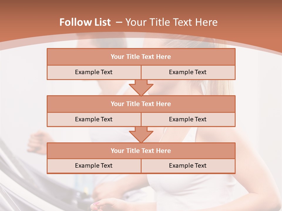 Human Athlete Exercise PowerPoint Template