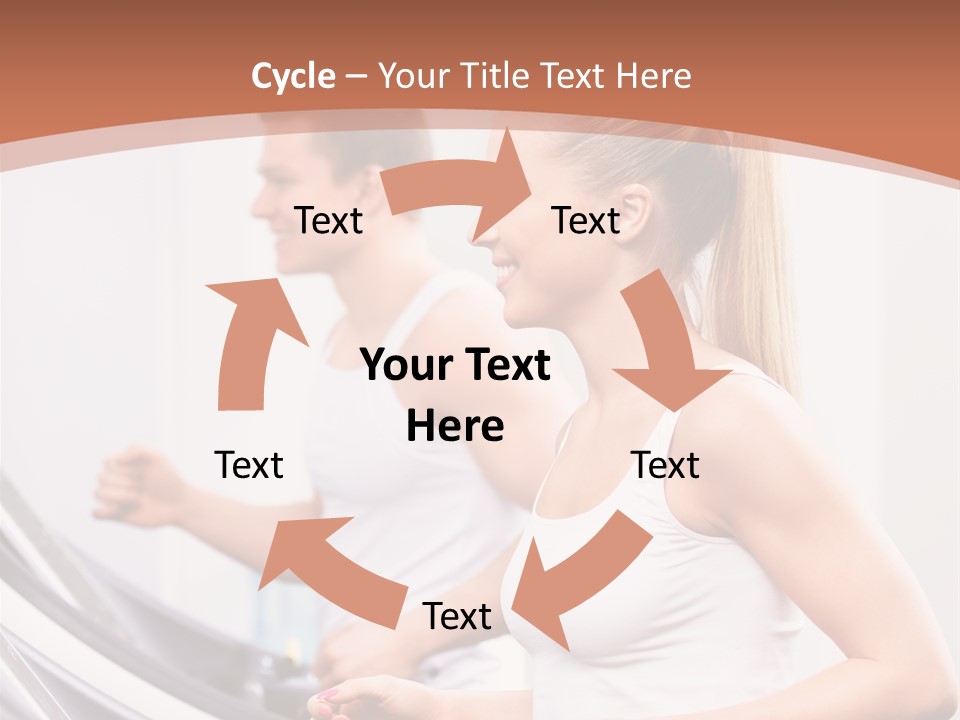 Human Athlete Exercise PowerPoint Template