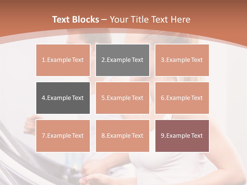 Human Athlete Exercise PowerPoint Template