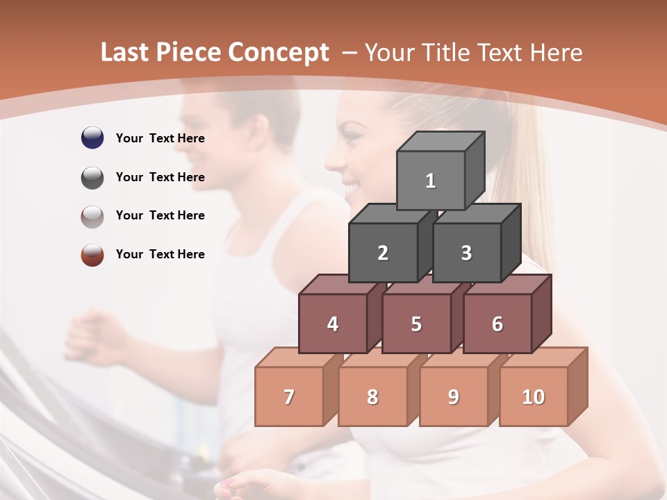 Human Athlete Exercise PowerPoint Template