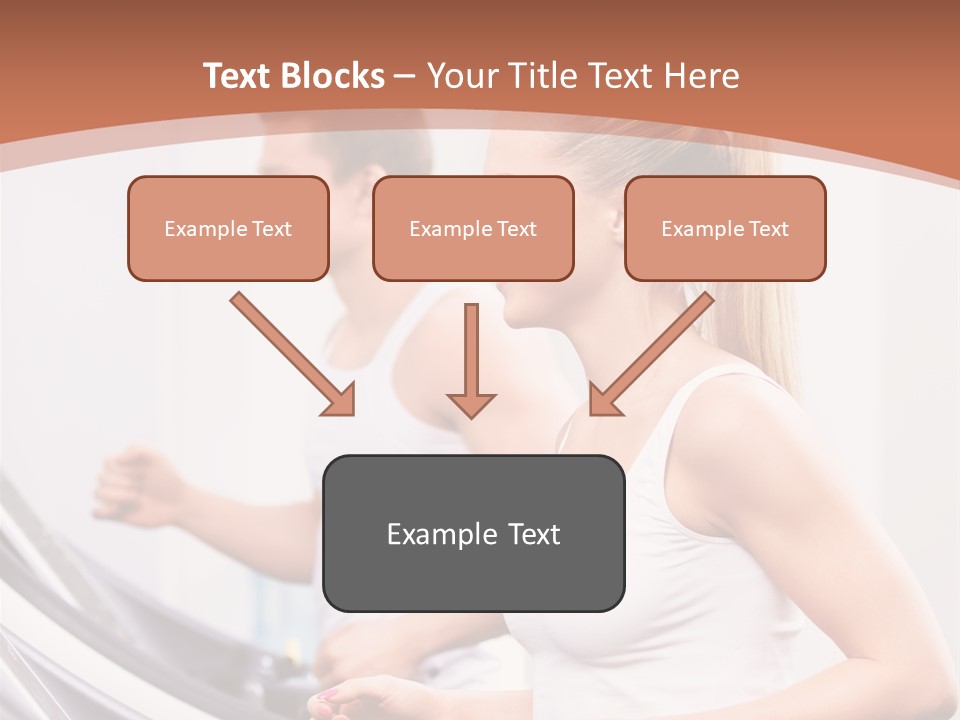 Human Athlete Exercise PowerPoint Template