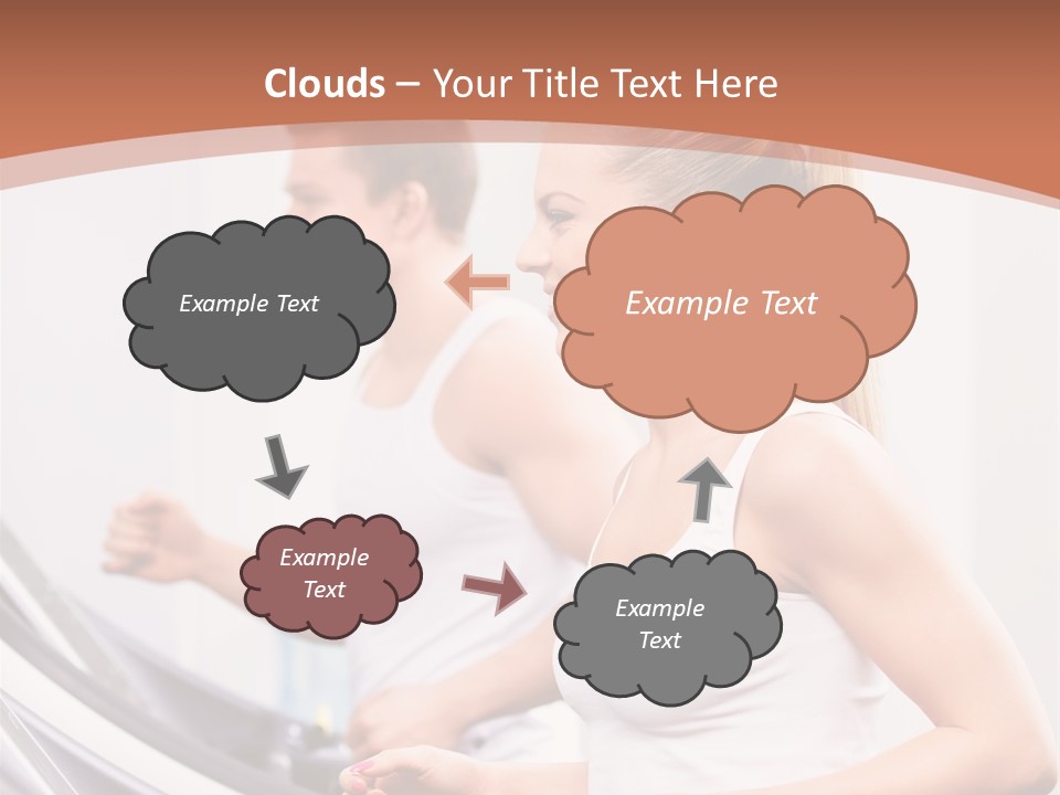 Human Athlete Exercise PowerPoint Template