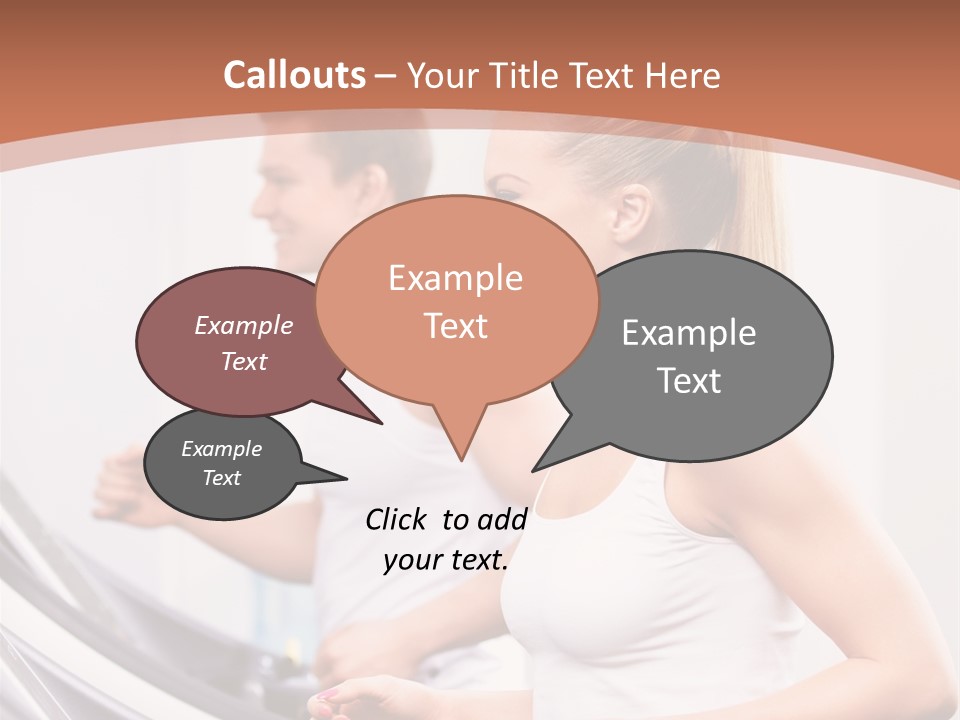 Human Athlete Exercise PowerPoint Template