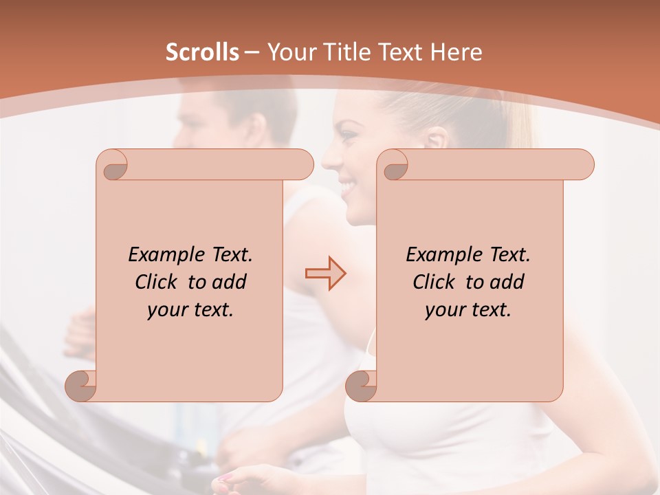 Human Athlete Exercise PowerPoint Template