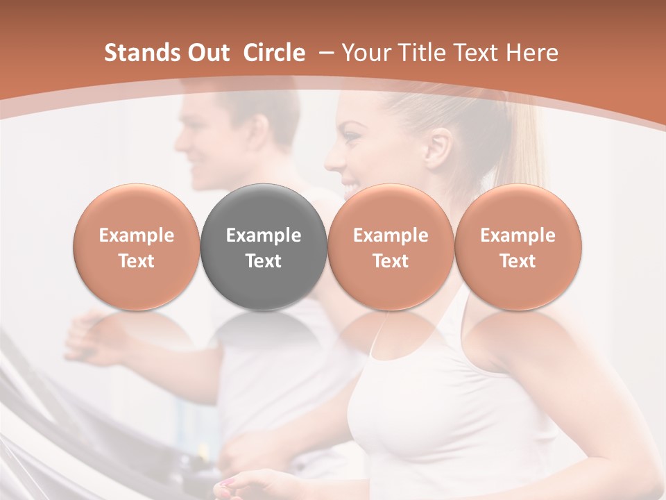 Human Athlete Exercise PowerPoint Template