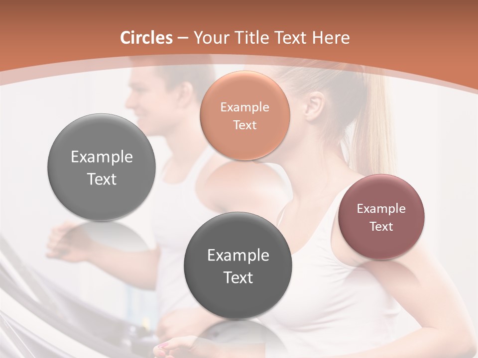 Human Athlete Exercise PowerPoint Template