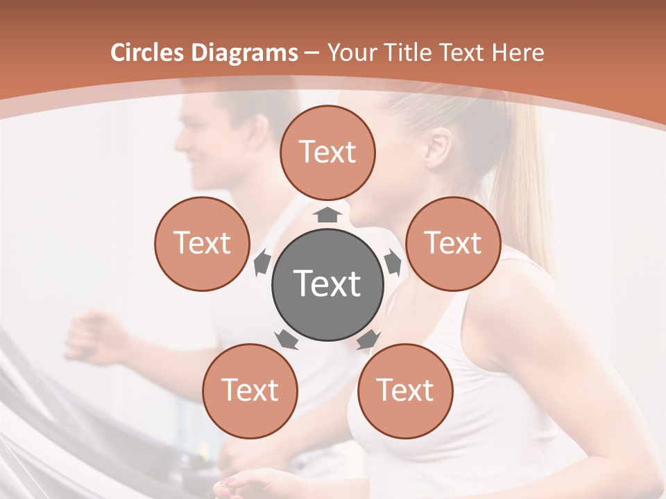 Human Athlete Exercise PowerPoint Template