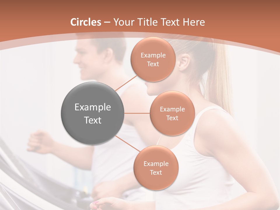 Human Athlete Exercise PowerPoint Template