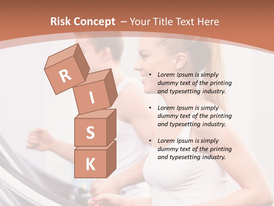 Human Athlete Exercise PowerPoint Template