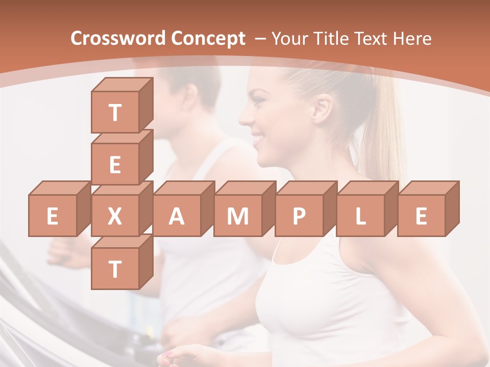 Human Athlete Exercise PowerPoint Template