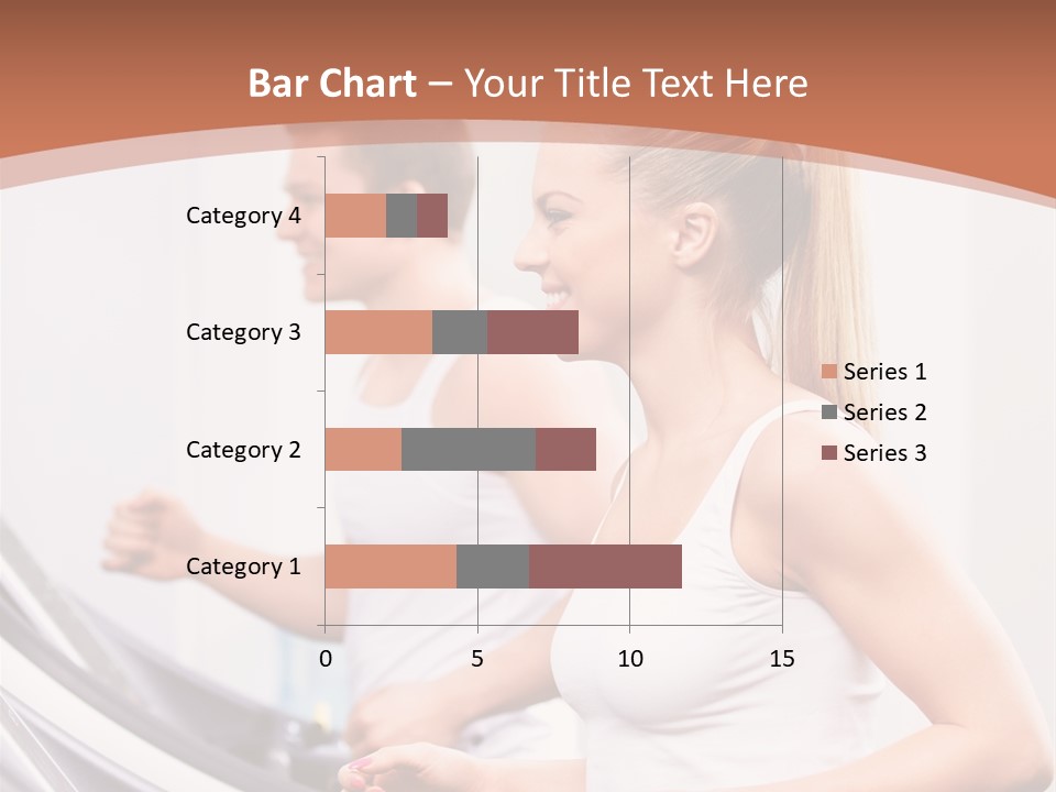 Human Athlete Exercise PowerPoint Template