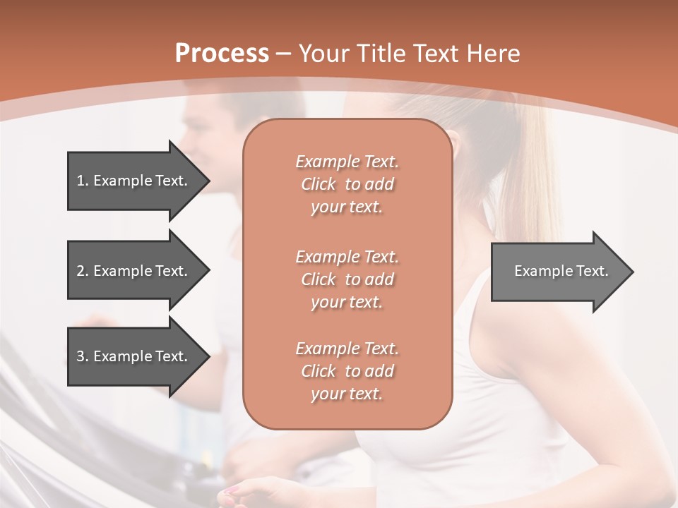 Human Athlete Exercise PowerPoint Template
