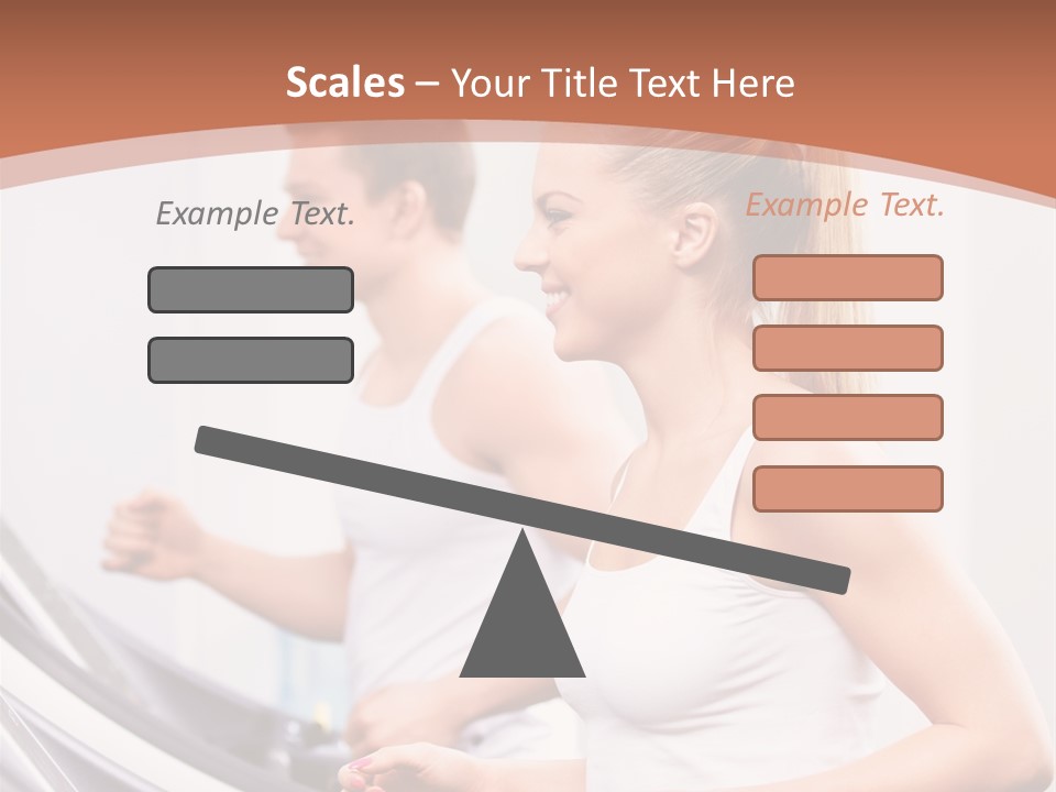 Human Athlete Exercise PowerPoint Template